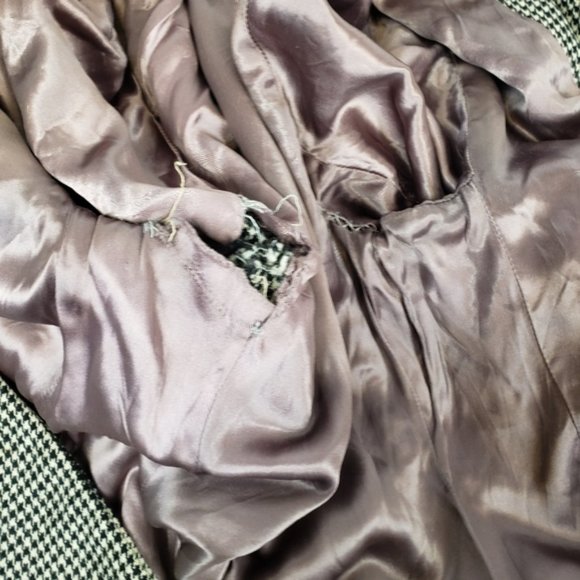 Houndstooth Pattern Riding Style Jacket Coat Small - Picture 8 of 10